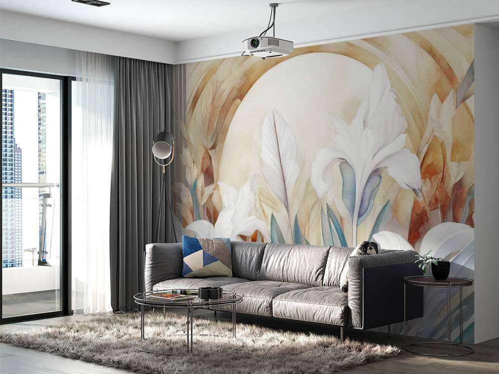 Iris ved solopgang blå