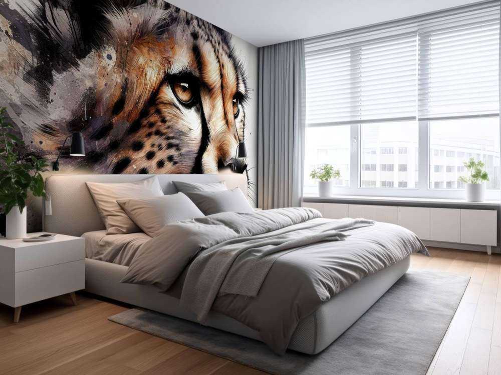 Akvarel Gepard