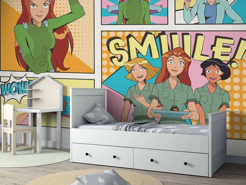 Tegneserieheltinder i aktion