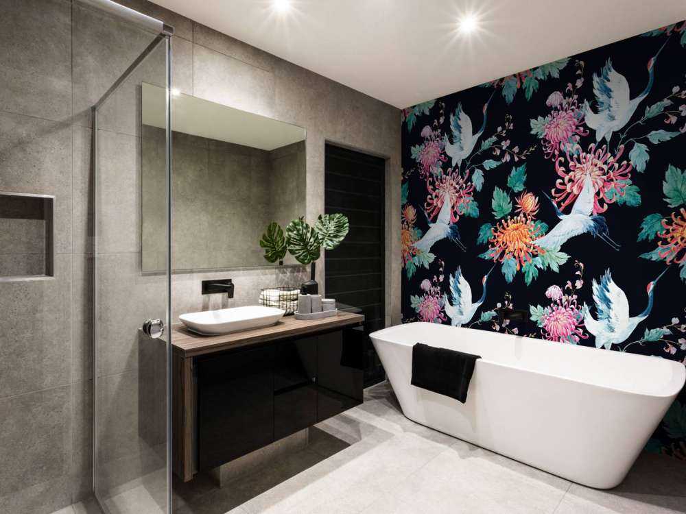 Waterverf kraanvogels