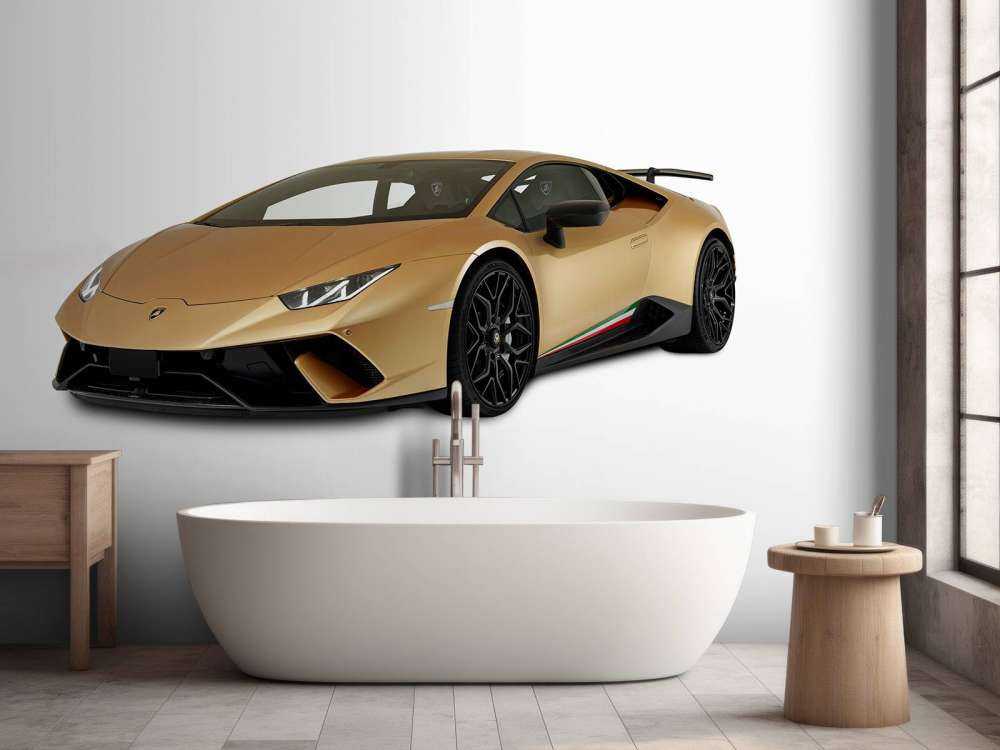 Lamborghini Huracan - Højre front, hvid