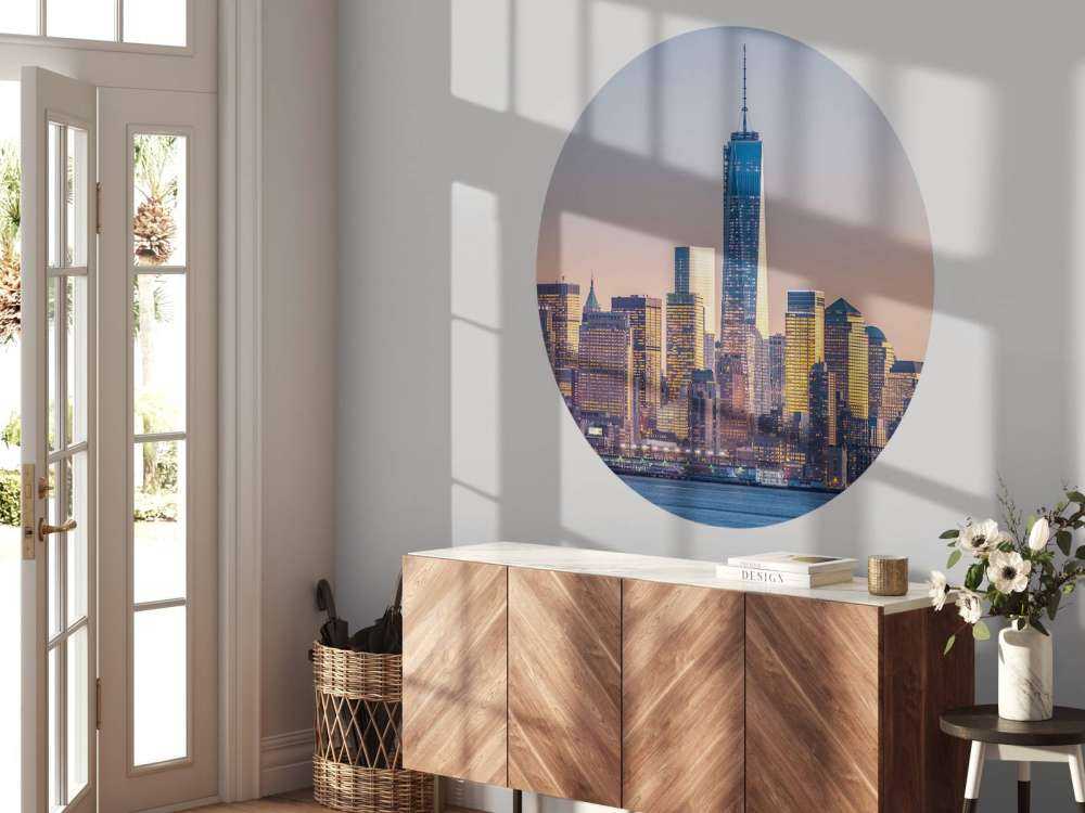 Solnedgang i New York