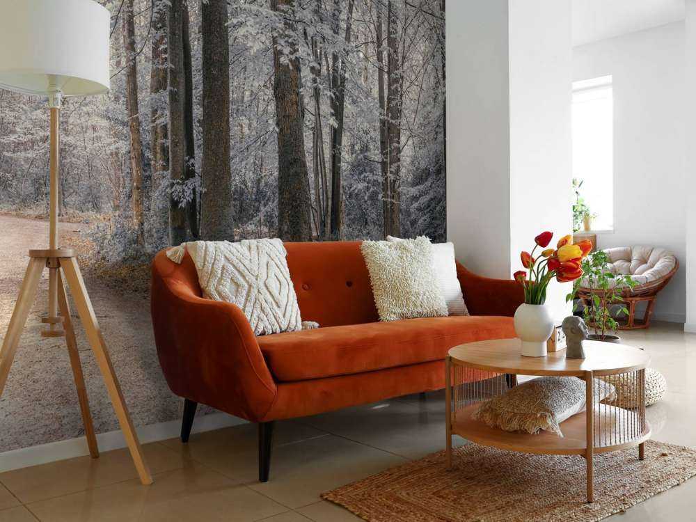 Træer med hvide blade