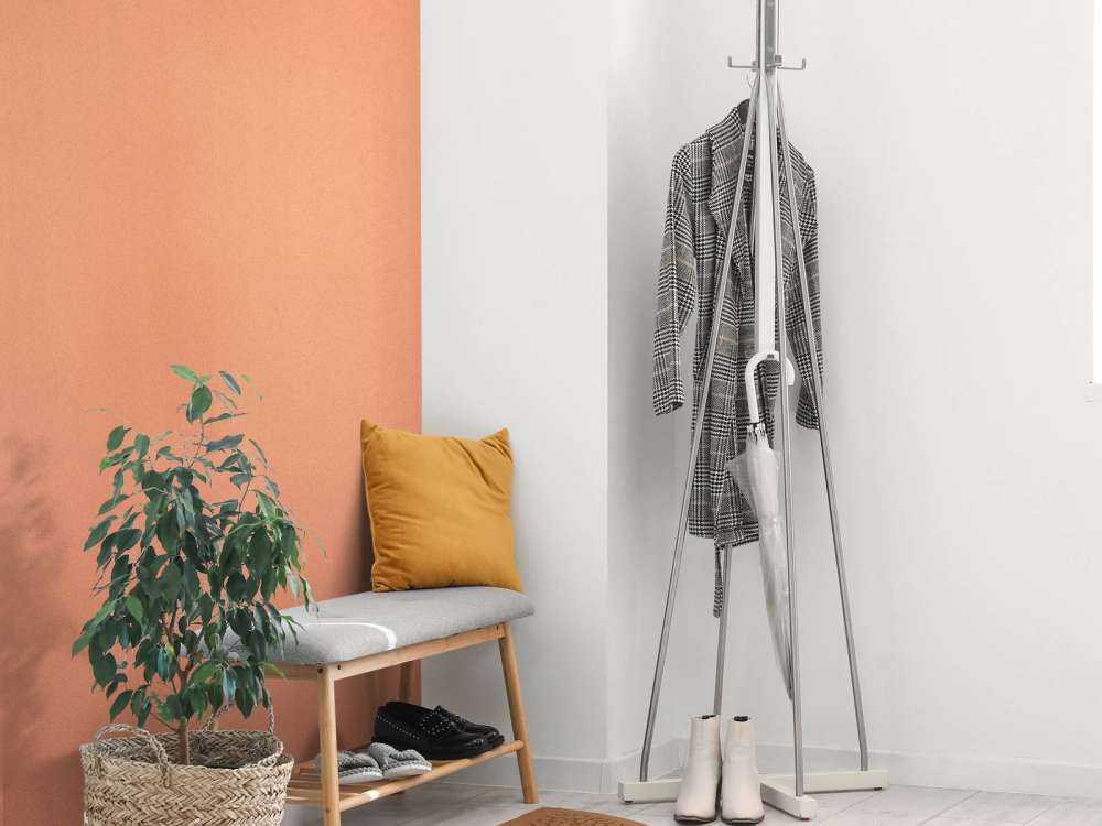 Beton i terracottafarve