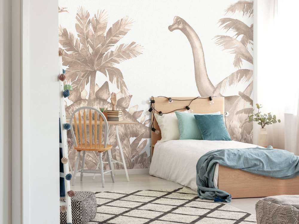 Dinosaurer i taupe