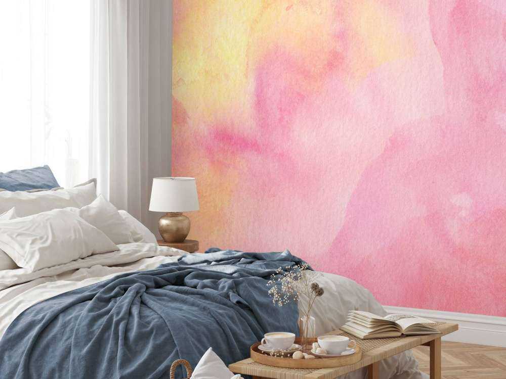 Waterverf, roze