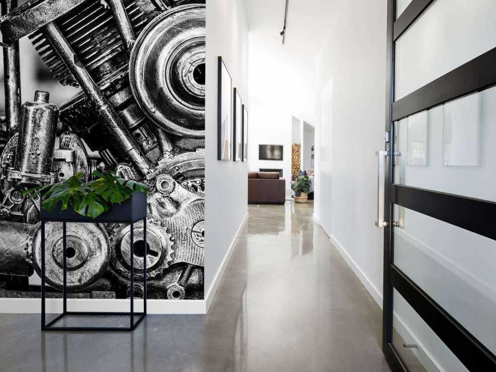 Motorblok på en motor