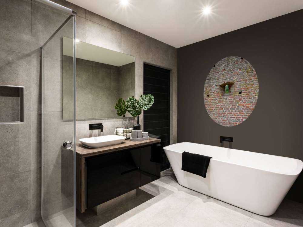 Bymur med udsigt igennem