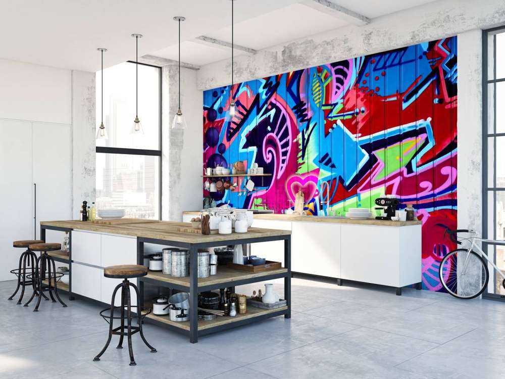 Neon graffiti