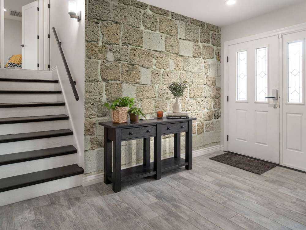 Vegg av store steiner Steinvegg