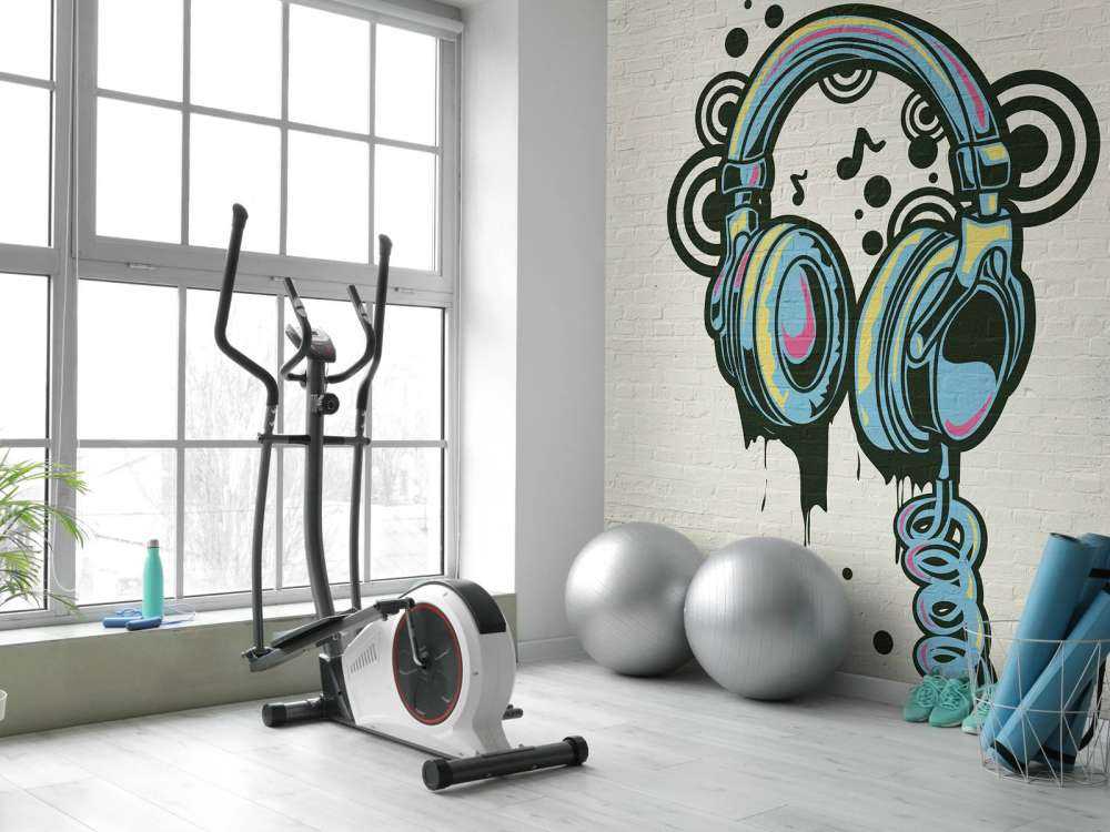 Graffiti hodetelefoner