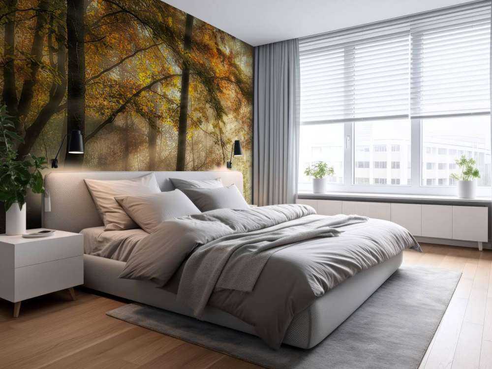 The lights of the forest