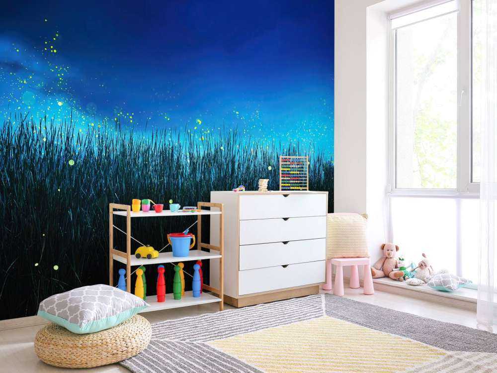 Fireflies om natten