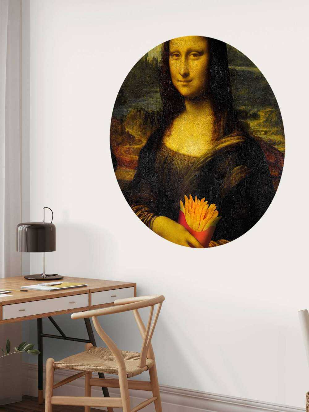 Mona Lisa med pommes frites