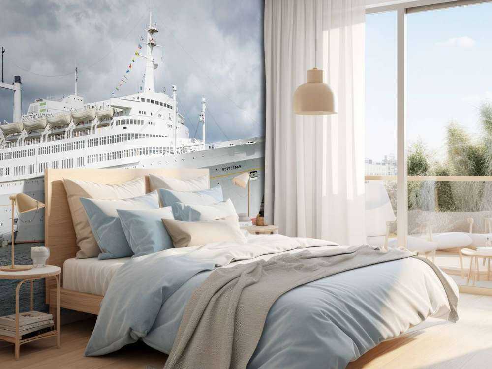 Stilfull havmonster i havnen