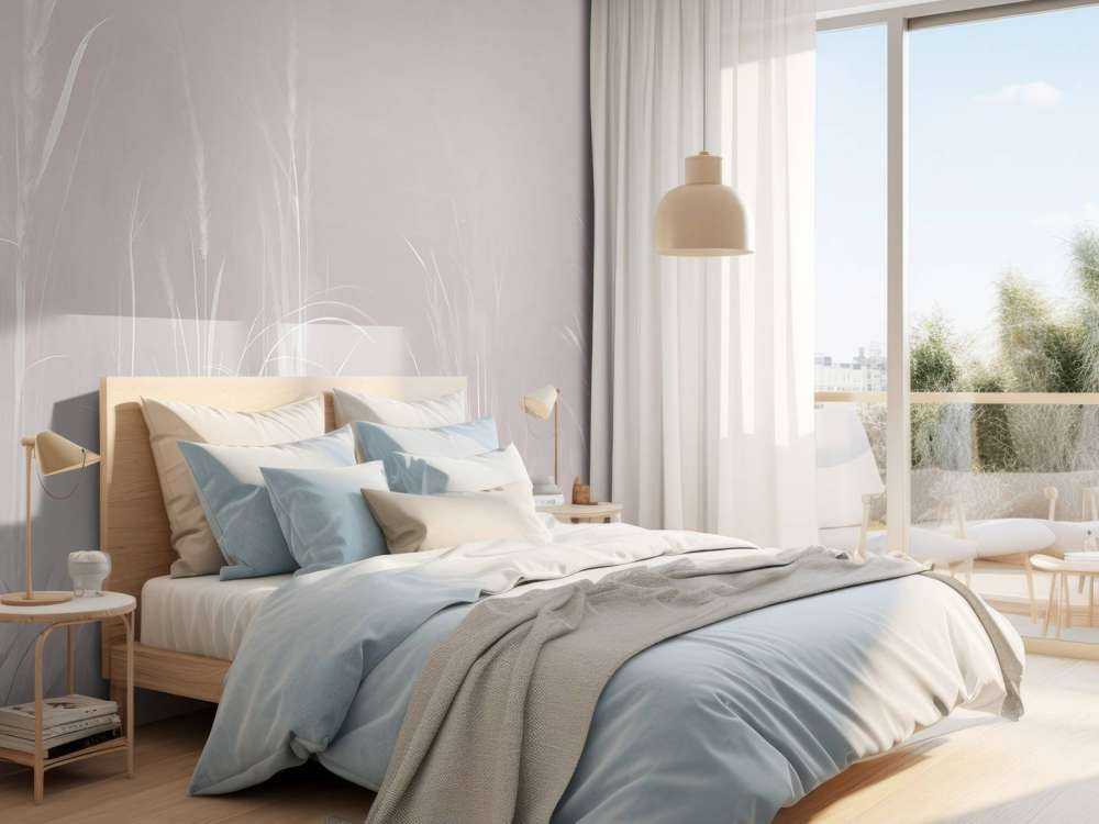 Naturstemning Tåkete Blå