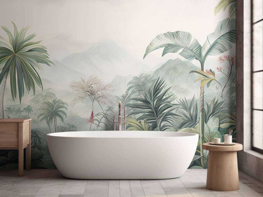 Pastell Tropisk Panorama