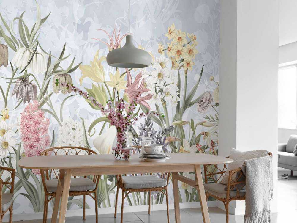 Vårblomster - Myk himmelblå