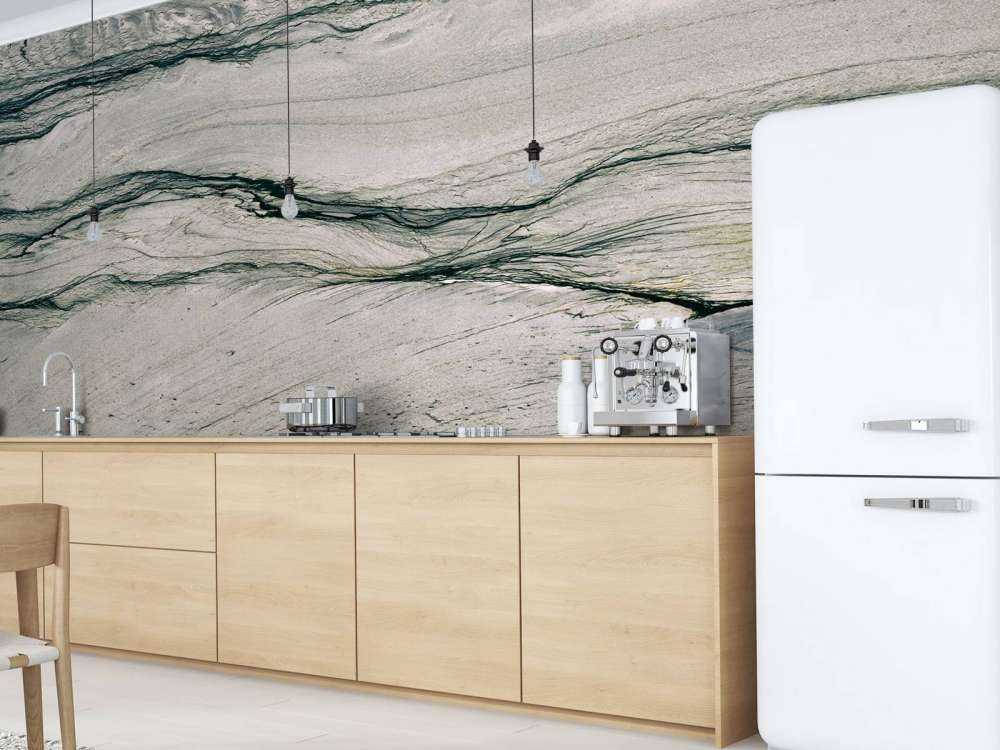 Lagdelt marmor med dybde