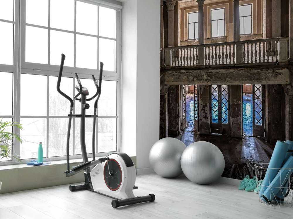 Ødelagt gammelt landsted