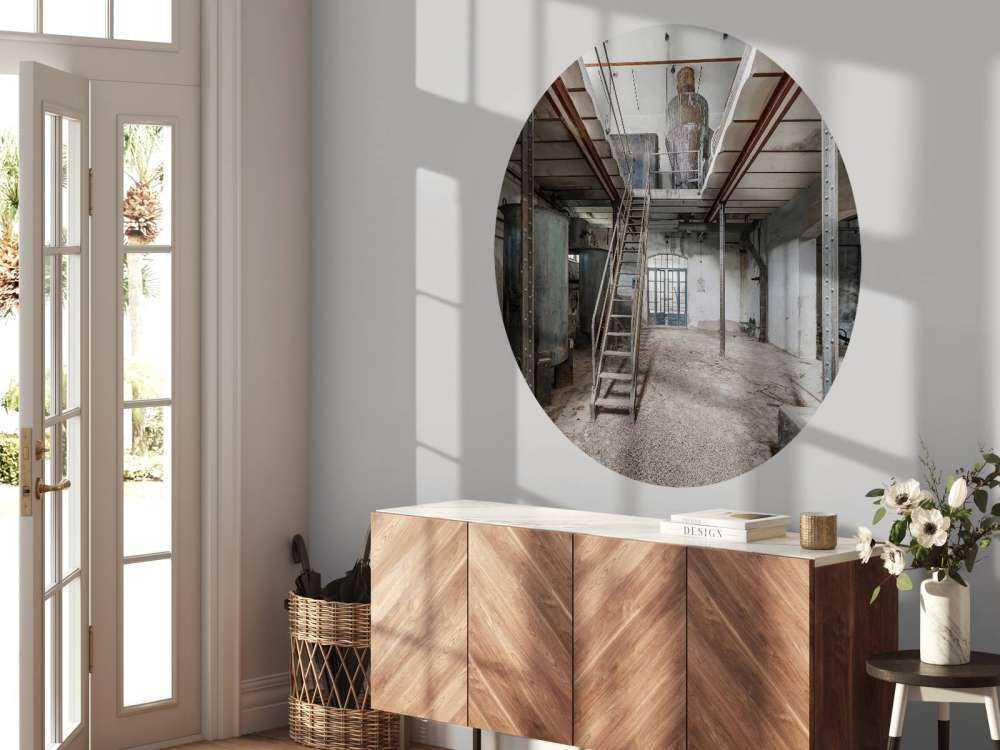 Forlatt gammel fabrikk