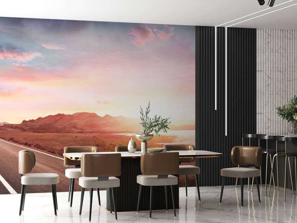 Veien langs innsjøen