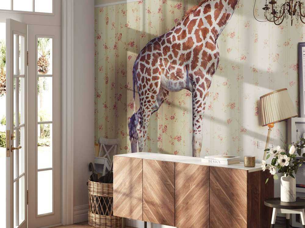 Giraffe i stuen