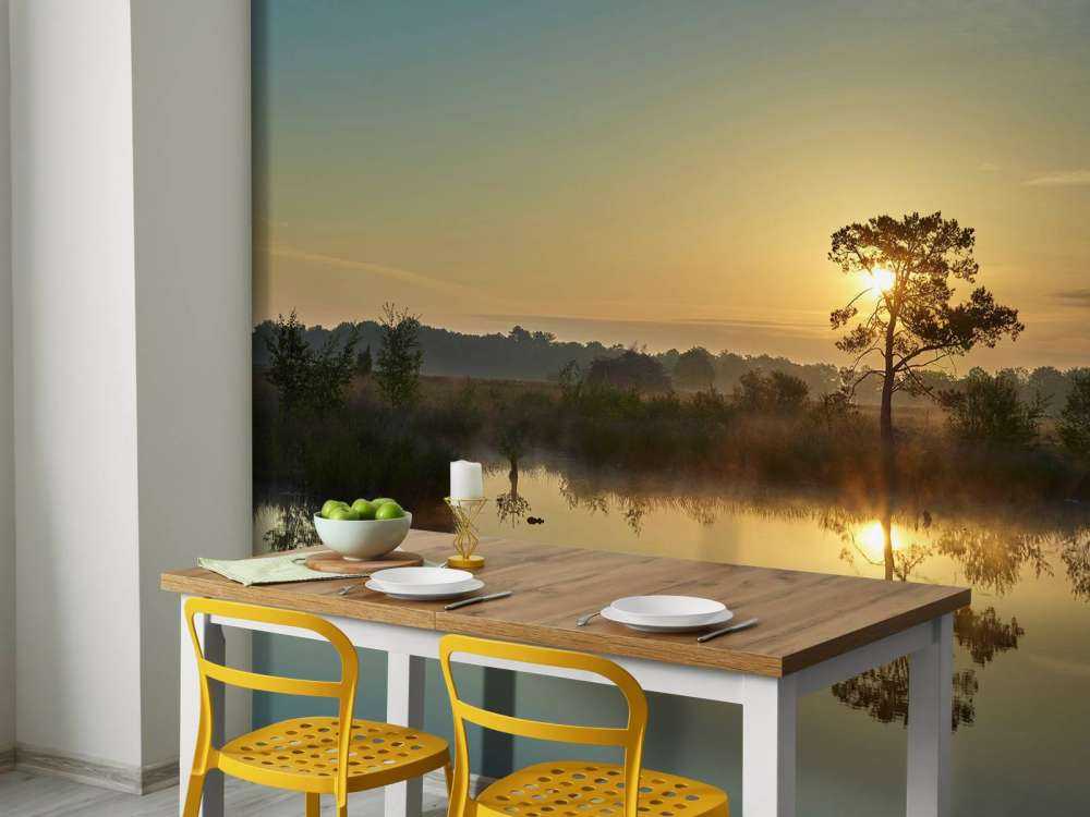 Soloppgang ved bosven