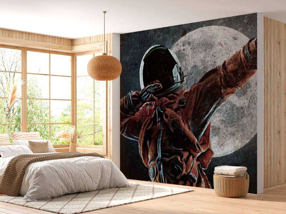 Astronaut som gör dab