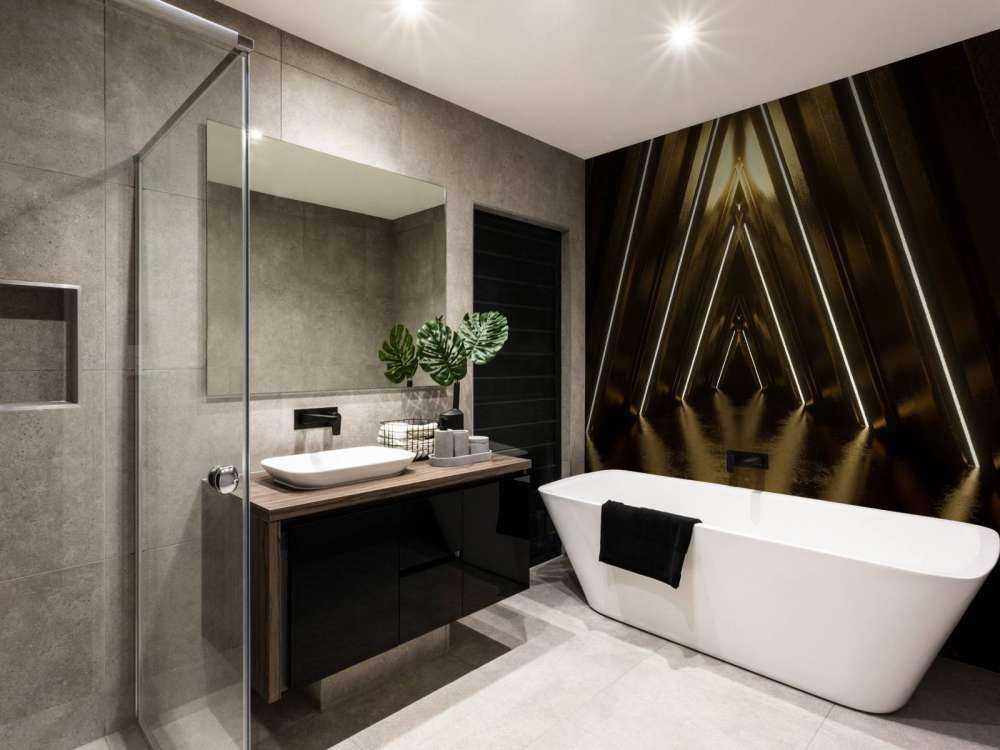 Mörk gyllene tunnel