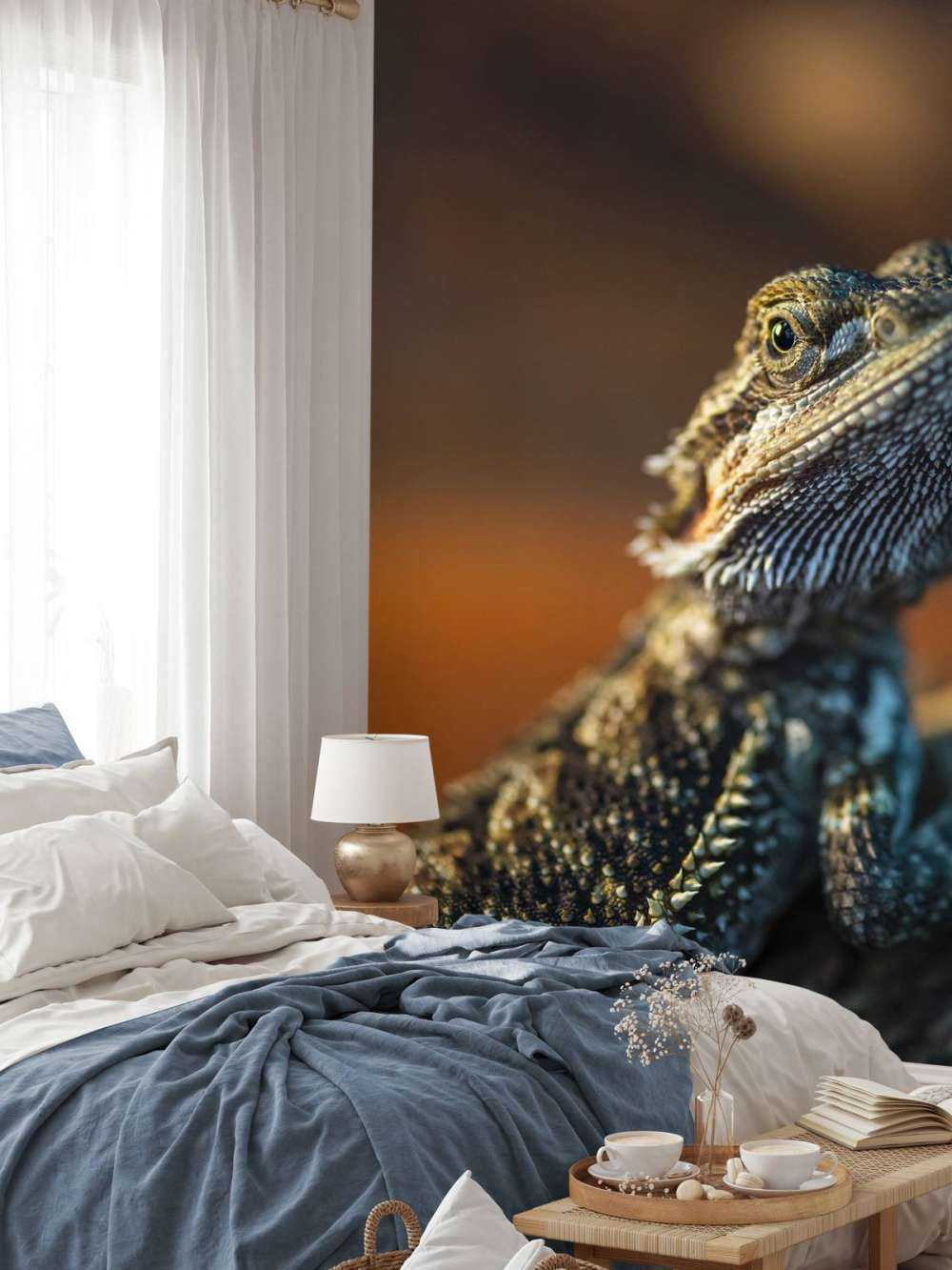 Närbild av kameleon