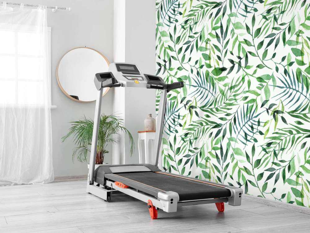 Gladlynt mönster, grönt