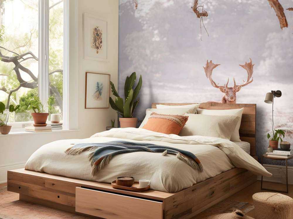 Rådjur på ett fält