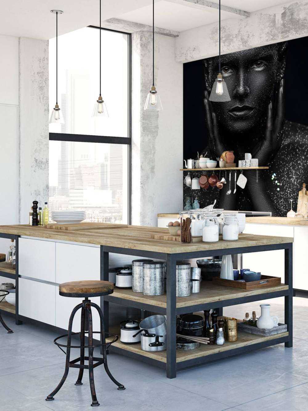 Kvinna med glitter