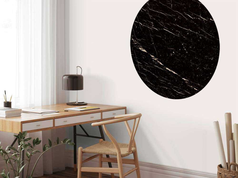 Mörk marmor med ljus struktur