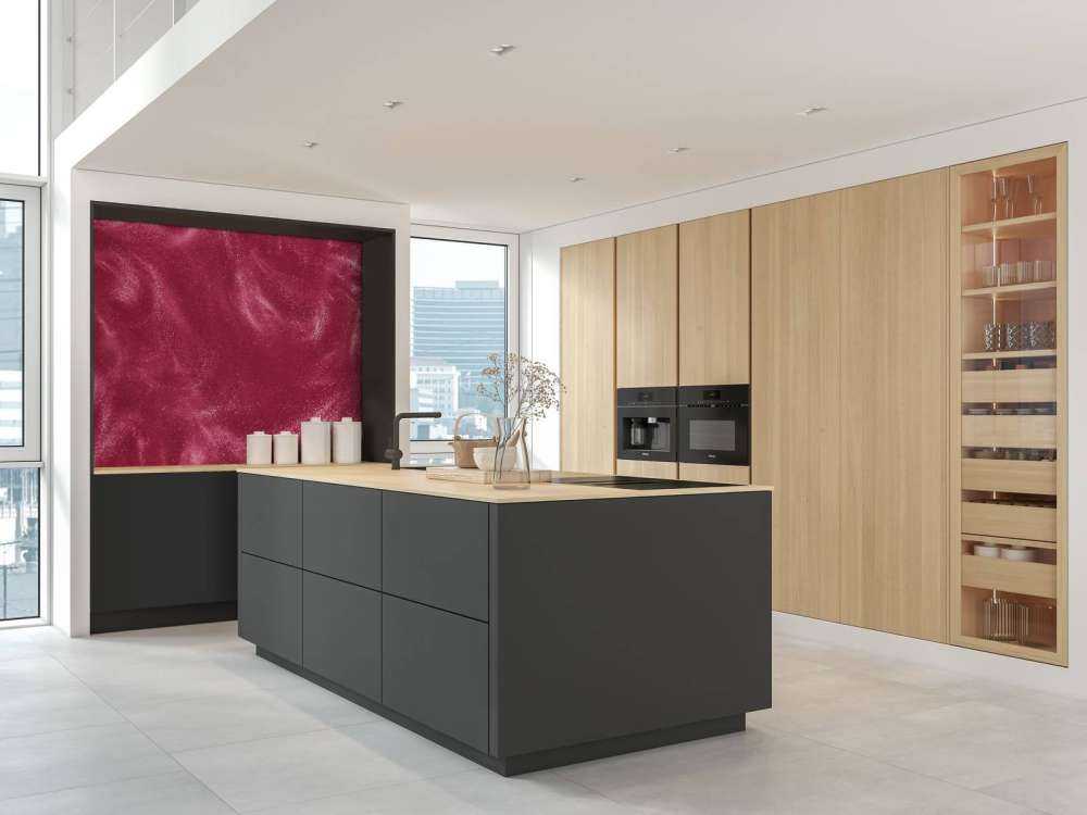 Rosa glitterpartiklar