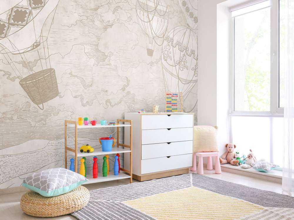 Varmluftsballonger över staden