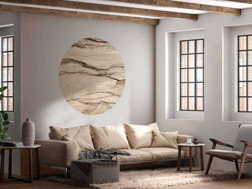 Vågig beige marmor