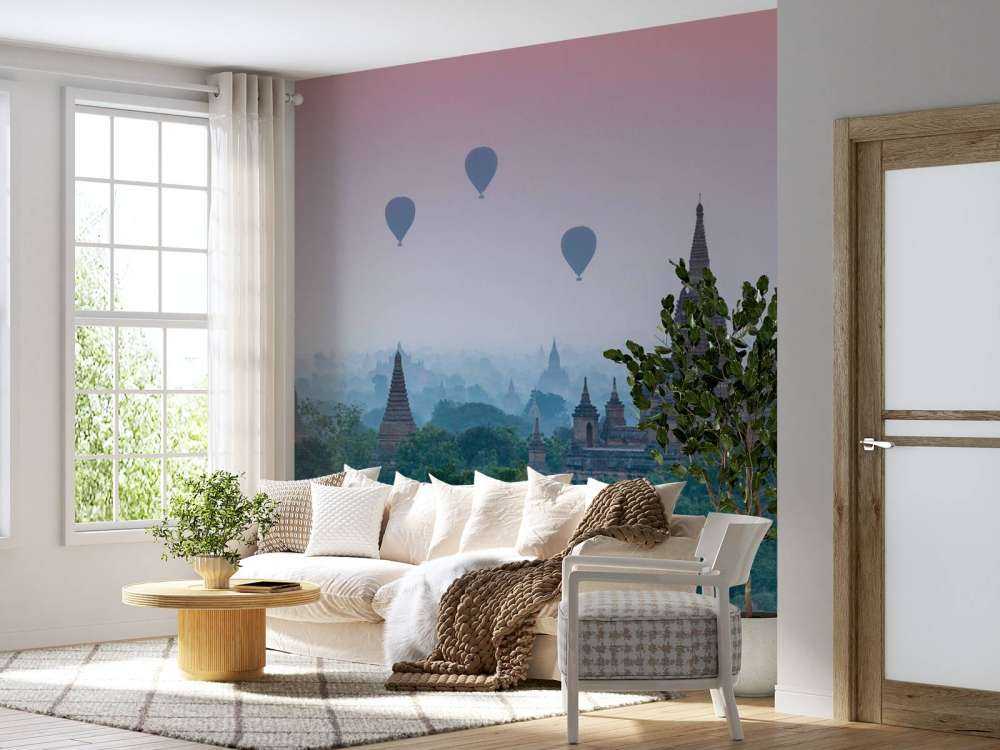 Tempel och luftballonger