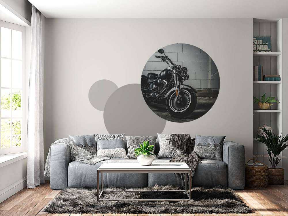 Vackert polerad motor